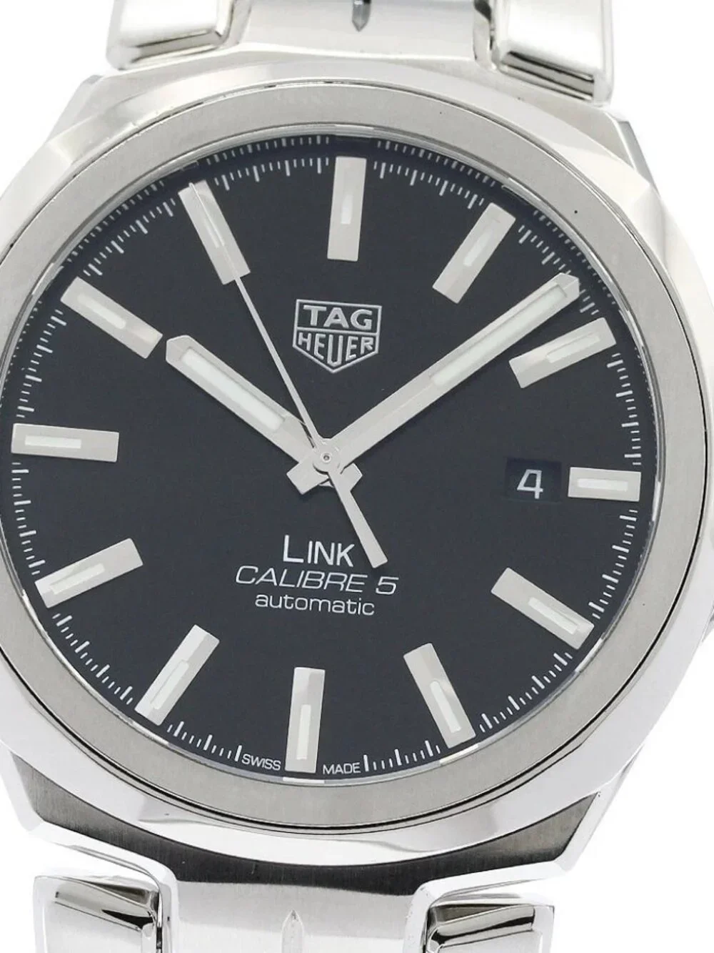 TAG HEUER Link caliber 5 WBC2110 Date black Dial Automatic Men's Watch_951214